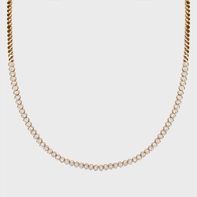 16″ Rose Gold Diamond Tennis Necklace – Bailey's Fine Jewelry